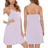imageSWOMOG Womens Maternity Robe 2 Piece Nursing Nightgown for Breastfeeding 3 in 1 Labor Delivery Nursing Dress Lace BathrobeLilac