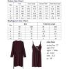 imageSWOMOG Womens Maternity Robe 2 Piece Nursing Nightgown for Breastfeeding 3 in 1 Labor Delivery Nursing Dress Lace BathrobeMaroon
