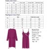 imageSWOMOG Womens Maternity Robe 2 Piece Nursing Nightgown for Breastfeeding 3 in 1 Labor Delivery Nursing Dress Lace BathrobeWineberry