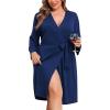 Plus Size-navy Blue