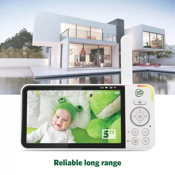 LeapFrog LF930HD 1080p Smart Remote Access Baby Monitor 360 Pan amp Tilt 7 720p HD Display Color Night Light Color Night Vision TwoWay Intercom5 LCD