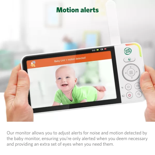 LeapFrog LF930HD 1080p Smart Remote Access Baby Monitor 360 Pan amp Tilt 7 720p HD Display Color Night Light Color Night Vision TwoWay Intercom5 LCD