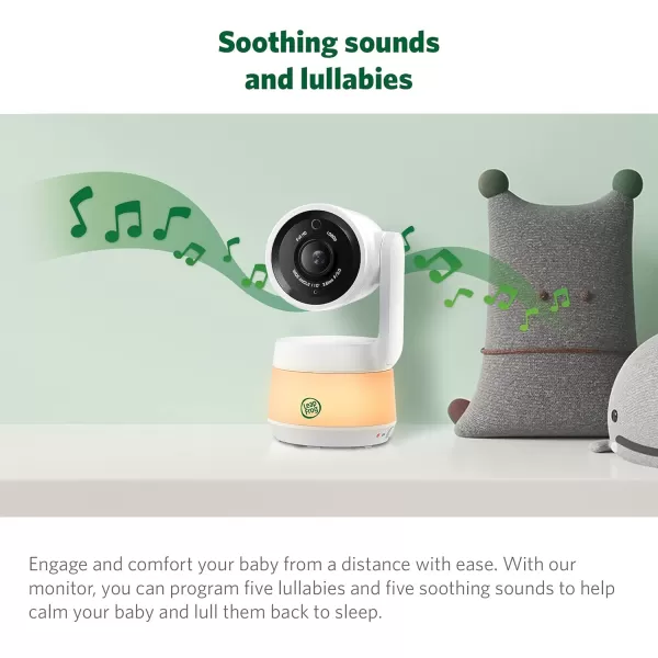 LeapFrog LF930HD 1080p Smart Remote Access Baby Monitor 360 Pan amp Tilt 7 720p HD Display Color Night Light Color Night Vision TwoWay Intercom7 LCD