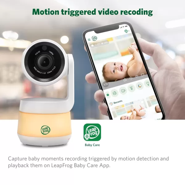 LeapFrog LF930HD 1080p Smart Remote Access Baby Monitor 360 Pan amp Tilt 7 720p HD Display Color Night Light Color Night Vision TwoWay Intercom7 LCD