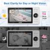 imageVTech Upgraded Smart WiFi Baby Monitor VM901 5inch 720p Display 1080p Camera HD NightVision Fully Remote Pan Tilt Zoom 2Way Talk Free Smart Phone App Works with iOS AndroidVM901