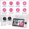 imageVTech Upgraded Smart WiFi Baby Monitor VM901 5inch 720p Display 1080p Camera HD NightVision Fully Remote Pan Tilt Zoom 2Way Talk Free Smart Phone App Works with iOS AndroidVM9012