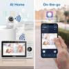 imageVTech Upgraded Smart WiFi Baby Monitor VM901 5inch 720p Display 1080p Camera HD NightVision Fully Remote Pan Tilt Zoom 2Way Talk Free Smart Phone App Works with iOS AndroidVM901