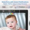 imageVTech Upgraded Smart WiFi Baby Monitor VM901 5inch 720p Display 1080p Camera HD NightVision Fully Remote Pan Tilt Zoom 2Way Talk Free Smart Phone App Works with iOS AndroidVM9012