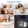 imageVTech VM819 Baby Monitor with Camera and Audio 28 Screen Portable Baby Camera Night Vision 2Way Audio Temperature Sensor and Lullabies Secure Transmission No WiFi Ideal for BabyElderlyPet28 fixed cam