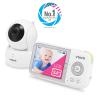 imageVTech VM819 Baby Monitor with Camera and Audio 28 Screen Portable Baby Camera Night Vision 2Way Audio Temperature Sensor and Lullabies Secure Transmission No WiFi Ideal for BabyElderlyPet28 with PanTiltZoom Camera