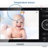 imageVTech VM819 Baby Monitor with Camera and Audio 28 Screen Portable Baby Camera Night Vision 2Way Audio Temperature Sensor and Lullabies Secure Transmission No WiFi Ideal for BabyElderlyPet5 with Fix Camera