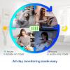 imageVTech VM819 Baby Monitor with Camera and Audio 28 Screen Portable Baby Camera Night Vision 2Way Audio Temperature Sensor and Lullabies Secure Transmission No WiFi Ideal for BabyElderlyPet28 with PanTiltZoom Camera