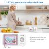 imageVTech VM819 Baby Monitor with Camera and Audio 28 Screen Portable Baby Camera Night Vision 2Way Audio Temperature Sensor and Lullabies Secure Transmission No WiFi Ideal for BabyElderlyPet28 with PanTiltZoom Camera