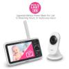 imageVTech VM819 Baby Monitor with Camera and Audio 28 Screen Portable Baby Camera Night Vision 2Way Audio Temperature Sensor and Lullabies Secure Transmission No WiFi Ideal for BabyElderlyPet5 with Fix Camera