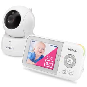 imageVTech VM819 Baby Monitor with Camera and Audio 28 Screen Portable Baby Camera Night Vision 2Way Audio Temperature Sensor and Lullabies Secure Transmission No WiFi Ideal for BabyElderlyPet28 with PanTiltZoom Camera
