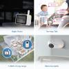imageVTech Advanced HQ Max Twin 7quot Digital Video 2Cameras Baby Monitor with Pan Tilt Zoom Long Battery Life 5000mAh IPS Screen Adaptive MultiColor Night Light 2Way Talk HQ Display No WiFi White35 1 Cam