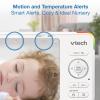 imageVTech Advanced HQ Max Twin 7quot Digital Video 2Cameras Baby Monitor with Pan Tilt Zoom Long Battery Life 5000mAh IPS Screen Adaptive MultiColor Night Light 2Way Talk HQ Display No WiFi White55 HD 1 Cam