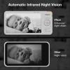 imageVTech Advanced HQ Max Twin 7quot Digital Video 2Cameras Baby Monitor with Pan Tilt Zoom Long Battery Life 5000mAh IPS Screen Adaptive MultiColor Night Light 2Way Talk HQ Display No WiFi White55 HD 1 Cam
