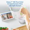 imageVTech Advanced HQ Max Twin 7quot Digital Video 2Cameras Baby Monitor with Pan Tilt Zoom Long Battery Life 5000mAh IPS Screen Adaptive MultiColor Night Light 2Way Talk HQ Display No WiFi White7 HQ 2 Cams
