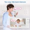 imageVTech Advanced HQ Max Twin 7quot Digital Video 2Cameras Baby Monitor with Pan Tilt Zoom Long Battery Life 5000mAh IPS Screen Adaptive MultiColor Night Light 2Way Talk HQ Display No WiFi White7 HQ 2 Cams