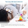 imageVTech VM818HD Baby Monitor 5quot 720p Screen Night Light 110degree WideAngle TrueColor DayVision HD No Glare NightVision 1000ft Range 2Way Talk Secure Transmission No WiFi