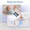 imageVTech VM9282HD 5 720p HD Display 2 Cameras Baby Monitor110 Wide Angle ViewRemote PanTiltZoomNight VisionUp to 1000ft RangeTemperature Sensor9 Soothing Sounds ampamp Lullabies2Way TalkNo WiFi2 Cameras