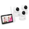 imageVTech VM9282HD 5 720p HD Display 2 Cameras Baby Monitor110 Wide Angle ViewRemote PanTiltZoomNight VisionUp to 1000ft RangeTemperature Sensor9 Soothing Sounds ampamp Lullabies2Way TalkNo WiFi3 Cameras