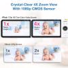 imageVTech VM9282HD 5 720p HD Display 2 Cameras Baby Monitor110 Wide Angle ViewRemote PanTiltZoomNight VisionUp to 1000ft RangeTemperature Sensor9 Soothing Sounds ampamp Lullabies2Way TalkNo WiFi2 Cameras