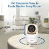 imageVTech VM9282HD 5 720p HD Display 2 Cameras Baby Monitor110 Wide Angle ViewRemote PanTiltZoomNight VisionUp to 1000ft RangeTemperature Sensor9 Soothing Sounds ampamp Lullabies2Way TalkNo WiFi1 Camera