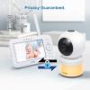 imageVTech VM9282HD 5 720p HD Display 2 Cameras Baby Monitor110 Wide Angle ViewRemote PanTiltZoomNight VisionUp to 1000ft RangeTemperature Sensor9 Soothing Sounds ampamp Lullabies2Way TalkNo WiFi2 Cameras
