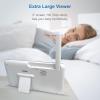 imageVTech Video Baby Monitor with 1000ft Long Range Auto Night Vision 28 Screen 2Way Audio Talk Temperature Sensor Power Saving Mode Lullabies and Wallmountable Camera with Bracket White5 Screen Wifi 2 Cam