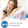 imageVTech Video Baby Monitor with 1000ft Long Range Auto Night Vision 28 Screen 2Way Audio Talk Temperature Sensor Power Saving Mode Lullabies and Wallmountable Camera with Bracket White5 Screen Wifi 2 Cam