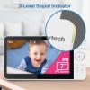 imageVTech 2Cameras Smart WiFi Baby Monitor with 1080p FHD Video Free App with Motion Video SoundMotion Detection and Notifications 7quot IPS Display with SplitScreen PanTiltZoom Smart HQ Max Twin7 Wifi 2 Cams