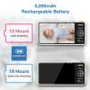 imageVTech 2Cameras Smart WiFi Baby Monitor with 1080p FHD Video Free App with Motion Video SoundMotion Detection and Notifications 7quot IPS Display with SplitScreen PanTiltZoom Smart HQ Max Twin5 Wifi 1 Cam