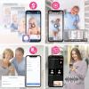 imageVTech 2Cameras Smart WiFi Baby Monitor with 1080p FHD Video Free App with Motion Video SoundMotion Detection and Notifications 7quot IPS Display with SplitScreen PanTiltZoom Smart HQ Max Twin7 Wifi 2 Cams