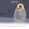 imageVTech Communications DM221 Audio Baby Monitor with up to 1000 ft of Range Vibrating SoundAlert Talk Back Intercom ampamp Night Light Loop WhiteSilver1 Count Pack of 1