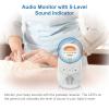 imageVTech DM1411 Audio Baby Monitor ampamp Portable Soother DualUnit Rechargeable Battery Long Range SoftGlow Night Light Soothing Sounds ampamp Lullabies Digital Wireless Transmission Sound Indicator