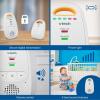 imageVTech Upgraded Baby Monitor with Rechargeable Battery Long Range CrystalClear Sound and Alerts2 Piece Set 1 Pack