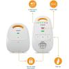 imageVTech Upgraded Baby Monitor with Rechargeable Battery Long Range CrystalClear Sound and Alerts2 Piece Set 1 Pack