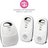 imageVTech Upgraded Baby Monitor with Rechargeable Battery Long Range CrystalClear Sound and Alerts3 Piece Set