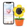 imageVTech RM9751 Yellow Daisy Smart WiFi Baby Camera iOS ampamp Android Enabled 1080p Full HD Privacy Mode Cover Night Light Soothing Sounds ampamp Lullabies Twoway IntercomTemperature Sensor Night Vision