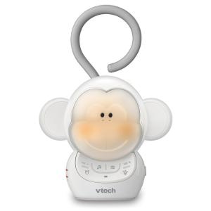imageVTech Communications BC8211 Myla The Monkey Baby Sleep Soother with a White Noise Sound Machine Featuring 5 Soft Ambient Sounds 5 Calming Melodies ampamp SoftGlow Night Light 1 Count Pack of 11 Count Pack of 1
