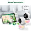imageLeapFrog Color Night Vision Video Baby Monitor with 7quot HD 720p Display 360 Pan ampamp Tilt 8X Zoom Night Light Humidity ampamp Temperature Sensor Up to 1000ft Long Range Secure Transmission LF920HD2 Camera