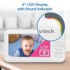 imageVTech Video Baby Monitor with 5quot LCD Screen Up to 17Hrs Video ampamp 31Hrs Audio Battery Life Night Vision 1000ft Range PanTiltZoom Lullabies Soothing Sounds Temperature Sensor No WiFi 924W