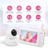 imageVTech Video Baby Monitor with 5quot LCD Screen Up to 17Hrs Video ampamp 31Hrs Audio Battery Life Night Vision 1000ft Range PanTiltZoom Lullabies Soothing Sounds Temperature Sensor No WiFi 924W
