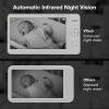 imageVTech Video Baby Monitor with 7quot Color LCD Screen Portable Long Battery Life Clear AudioVideo Quality Secure Tranmission No WiFi 2Way Audio Temperature Sensor Travel Monitor 819 Max7 fixed cam