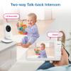 imageVTech Video Baby Monitor with 7quot Color LCD Screen Portable Long Battery Life Clear AudioVideo Quality Secure Tranmission No WiFi 2Way Audio Temperature Sensor Travel Monitor 819 Max7 fixed cam