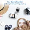 imageVTech Video Baby Monitor with 7quot Color LCD Screen Portable Long Battery Life Clear AudioVideo Quality Secure Tranmission No WiFi 2Way Audio Temperature Sensor Travel Monitor 819 Max28 fixed cam