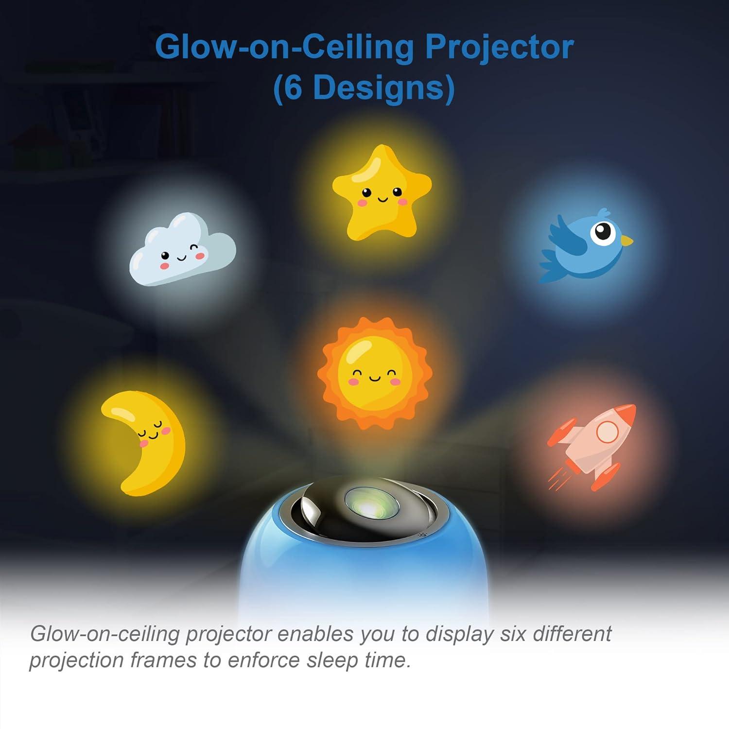imageVTech BC8213 VHush Junior Sleep Training Soother with 40 StoriesSongsSounds ampamp Record Your own Voice Portable Bluetooth HD Speaker 250 MultiColor Night Light Ceiling ProjectorVHush