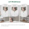 imageLeapFrog LF2423 Baby Monitor 28 Screen Video Monitor with Camera 2Way Audio 1000ft Range Night Vision Soothing Lullabies Temperature Sensor Secure Transmission No WiFi28 LCD